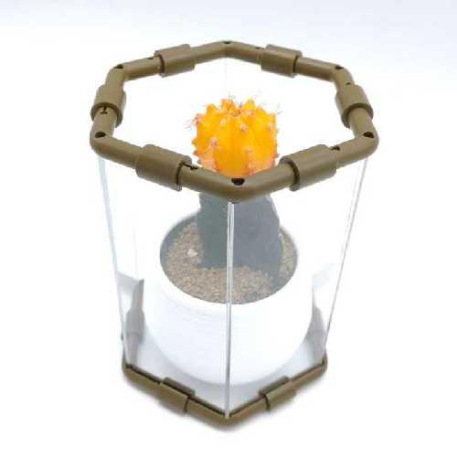 フラワー ケース チューブ ミディアム 135mm クリア カバー 花 透明 おしゃれ インテリア ...