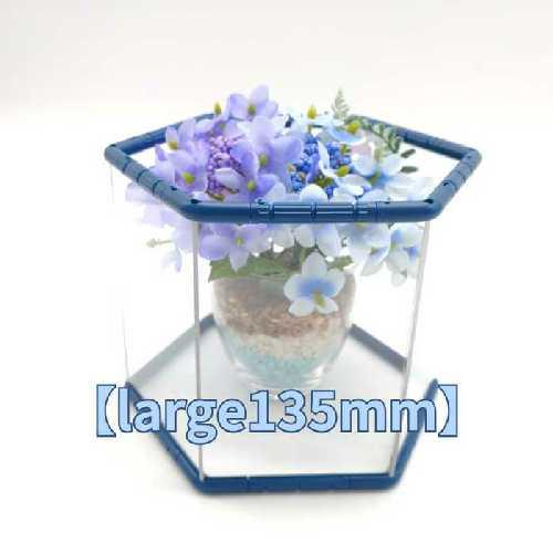 フラワー ケース チューブ ラージ 135mm クリア カバー 花 透明 おしゃれ インテリア デザ...