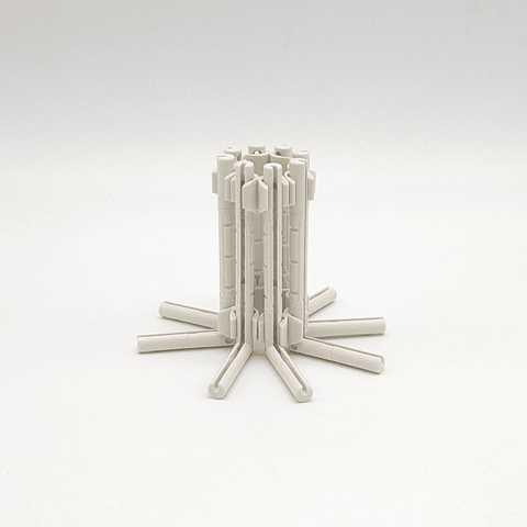 フラワー スタンド 8本柱 クリア カバー 花 透明 おしゃれ インテリア デザイン かわいい プレ...