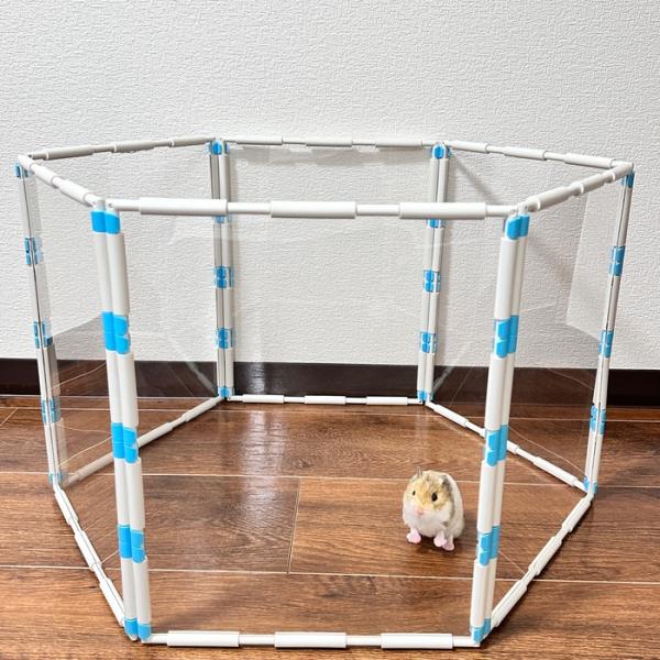 ハムスター サークル フレーム 29.4cm×38.4cm 6ピースセット  ペットサークル ペット...