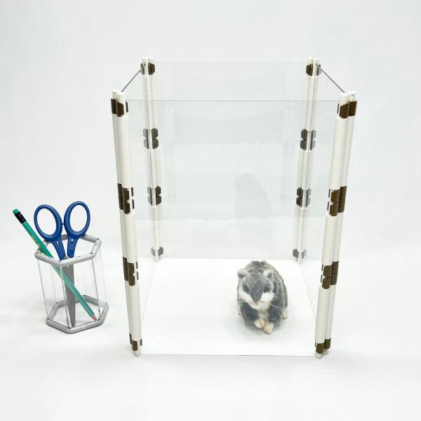 ハムスターサークル 4パネル Sサイズ【30cm(高)×21cm(巾)】 ペットサークル お散歩 ペ...