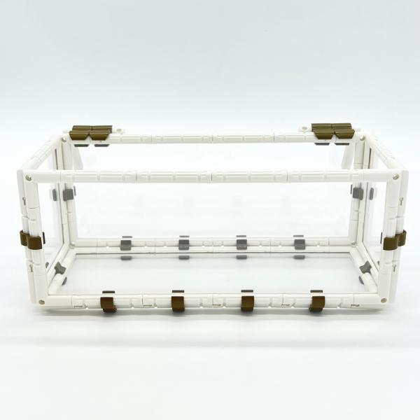 ハムスターサークル ケース【大】収納 組立式ラック 引っ掛け 吊り下げ 透明 クリア ニューノーマル...