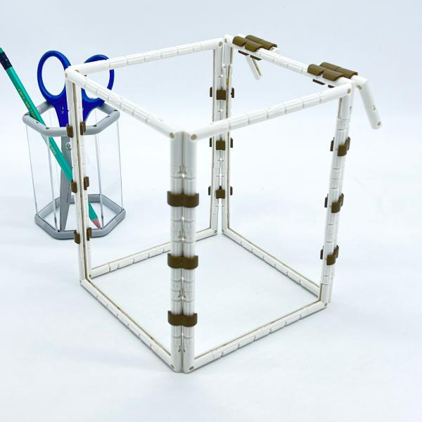 ハムスターサークル ダストボックス【大】ごみ箱 ごみ入れ 整理整頓 引っ掛け 吊り下げ 透明 クリア...