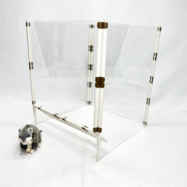 ハムスターサークルMサイズ用ゲート＆ドアー ペットサークル お散歩サークル 出入り自由 ストレス解消...