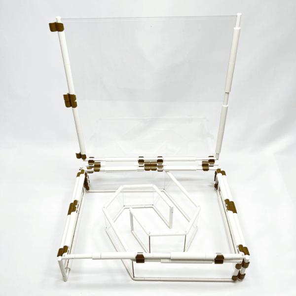 ハムスターサークルSサイズ用ゲート＆メイズ  ペットサークル お散歩サークル 迷路 ストレス解消 ペ...