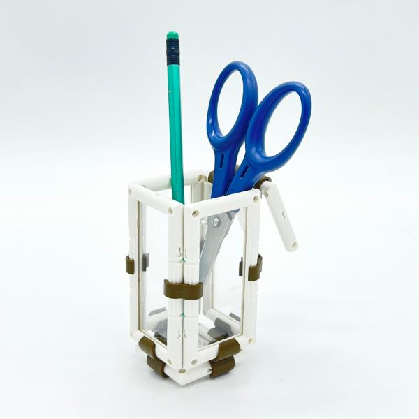 ハムスターサークル ペンホルダー【小】ペン立て ペンホルダー ペンスタンド 組立式ペン立て 引っ掛け...