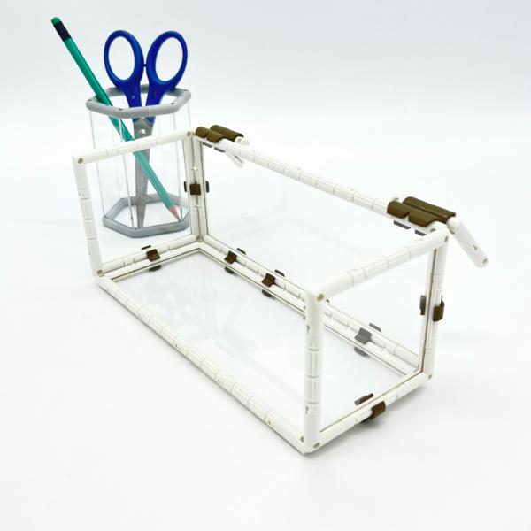 ハムスターサークル ラック【大】収納 組立式ラック 引っ掛け 吊り下げ 透明 クリア ニューノーマル...