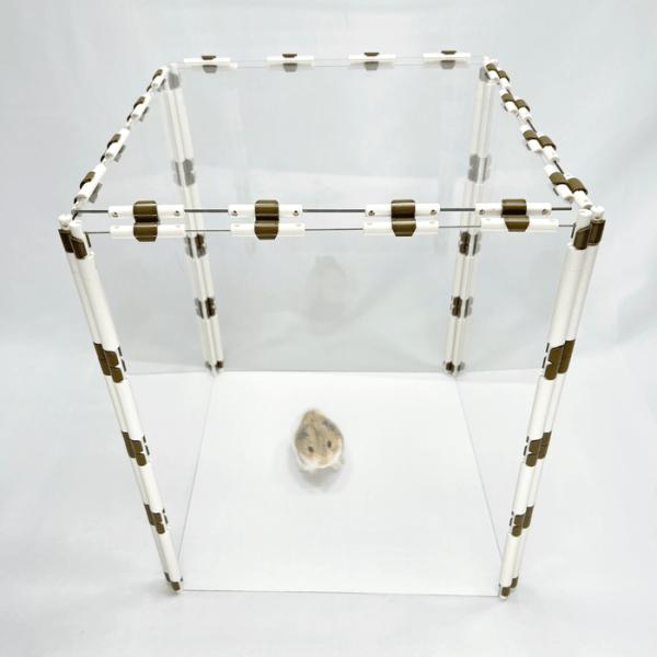 ハムスターサークル 4パネル Mサイズ用ルーフセット【4パネル用】ペットサークル 脱走防止 ストレス...