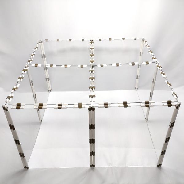 ハムスターサークル 8パネル Mサイズ用ルーフセット【8パネル用】ペットサークル 脱走防止 ストレス...