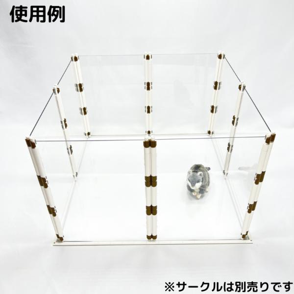 ハムスターサークルSサイズ用シート＆カバー【8パネル用】ペット シート カバー 屋根 脱走防止 ペッ...