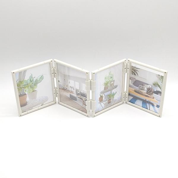 【フォトフレーム A7 4面 】◆メール便無料◆  フォトフレーム 組立てキット  写真立て 組み換...