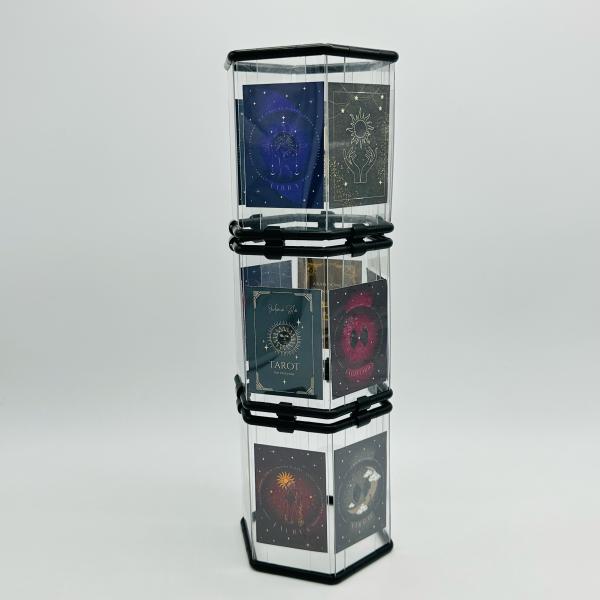 トレーディングカード ディスプレイ用スタンド 1カード3段 コレクション 組立てキット  ニューノー...