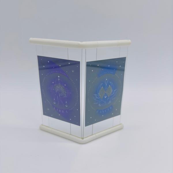 トレカ 上下フレームケース １カード×２面 組み立てキット トレカ収納 トレカホルダー トレカケース...