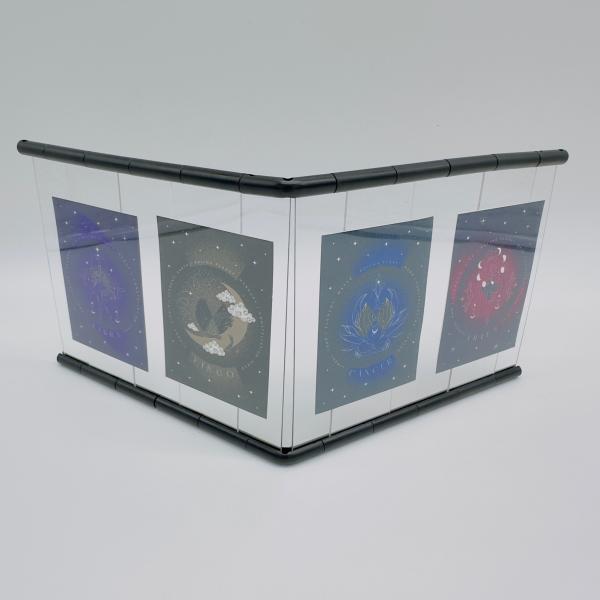 トレカ 上下フレームケース ２カード×２面 組み立てキット トレカ収納 トレカホルダー トレカケース...