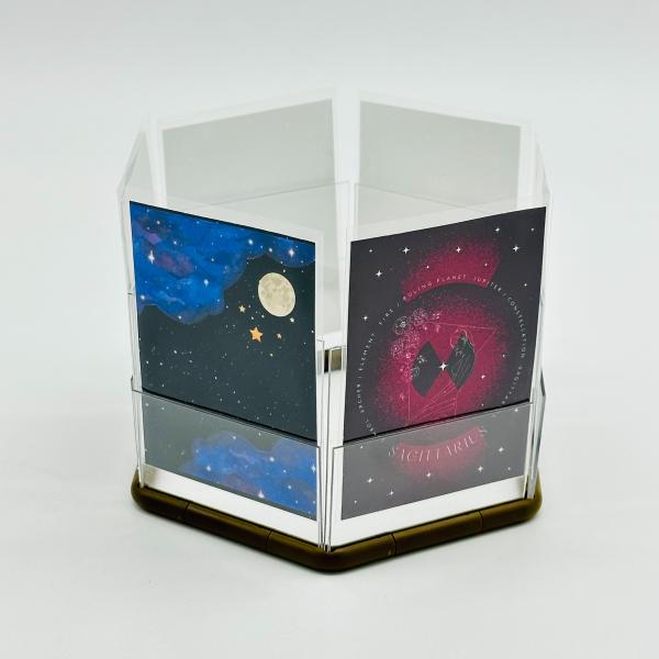 トレカ シンプルヘキサゴンスタンド１カード 組み立てキット トレカ収納 トレカホルダー トレカケース...