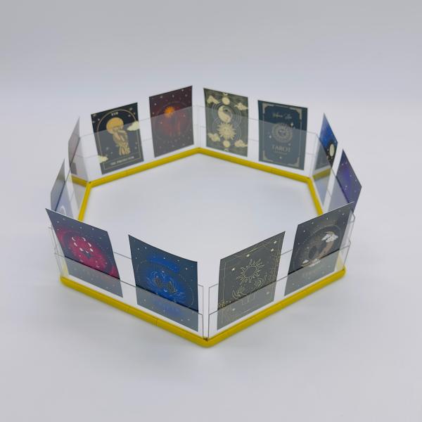 トレカ シンプルヘキサゴンスタンド2カード 組み立てキット トレカ収納 トレカホルダー トレカケース...