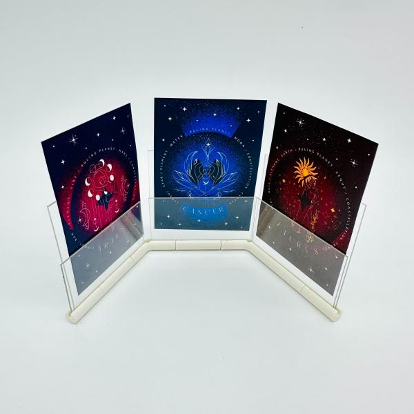 トレカ シンプルスタンド 1カード×3面 組み立てキット トレカ収納 トレカディスプレイ コレクショ...