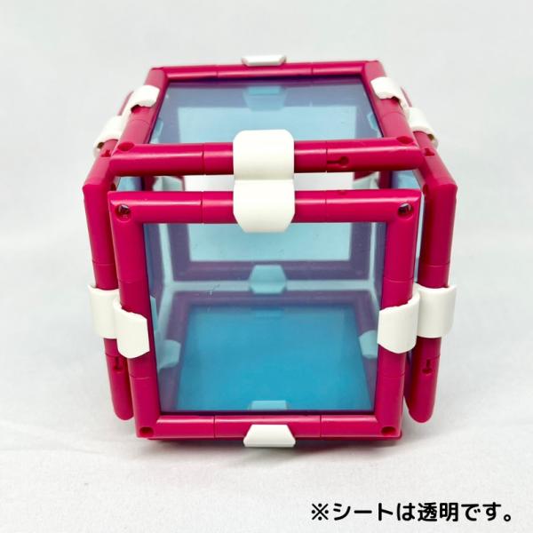 ハムスターキューブ シート 6cm 1ピース 遊び場 運動 ストレス発散 おもちゃ 透明 クリア 小...