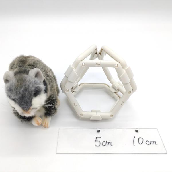 ハムスターヘキサゴン ボール 4面 小  ハムスター ペットボール 運動 おもちゃ 遊び場 ストレス...