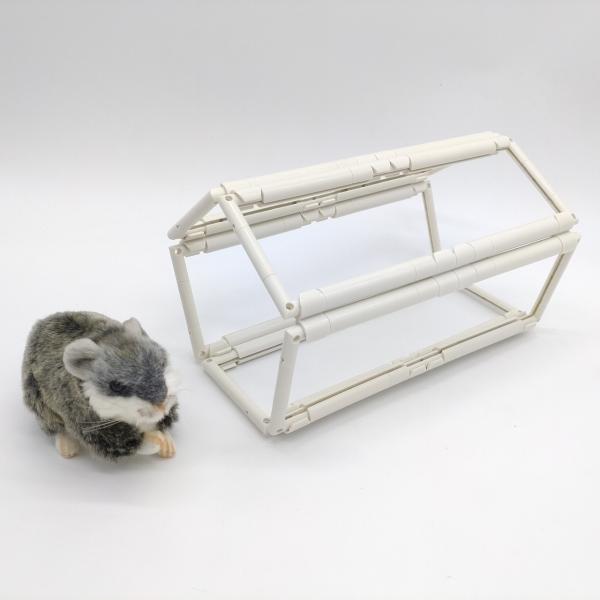 ハムスタートンネル 長さ約21cm ペンタゴン ストレス解消 おもちゃ 透明 クリア 小動物 ペット...