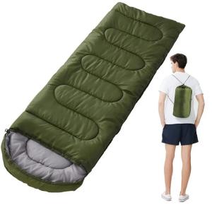 超軽量防水キャンプ寝袋、暖かい封筒バックパッキング、屋外旅行とハイキング用のバッグ、4シーズン｜newold-goods
