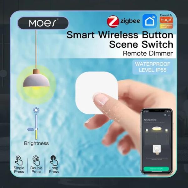 Smart Life,Tuya,Zigbee,ワイヤレス,リモートコントロール,マルチステージリンペ...