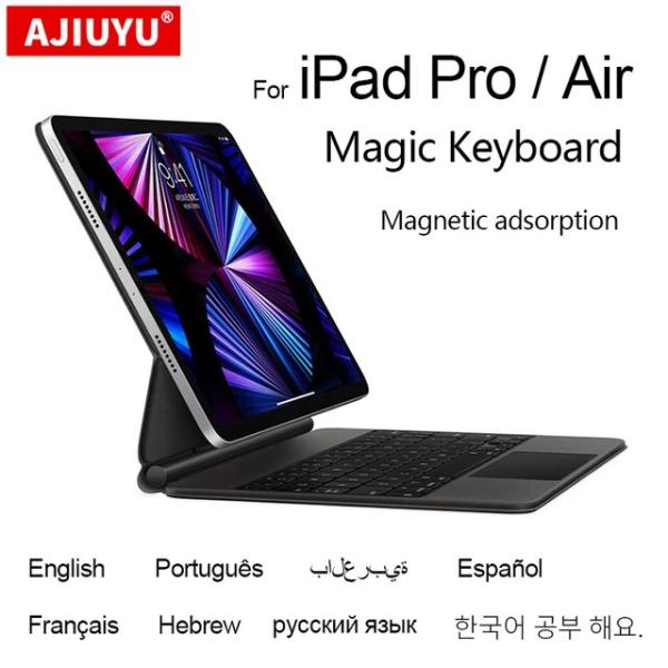 IPad Pro用のマジックキーボード,袖付きキーボード12.9インチ,世代,2022 air,4 ...
