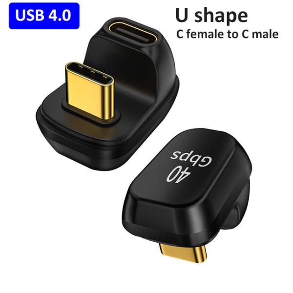USB4.0-コンピューターおよびタブレット用のUSBアダプター,40/180 Mbps,100 °...