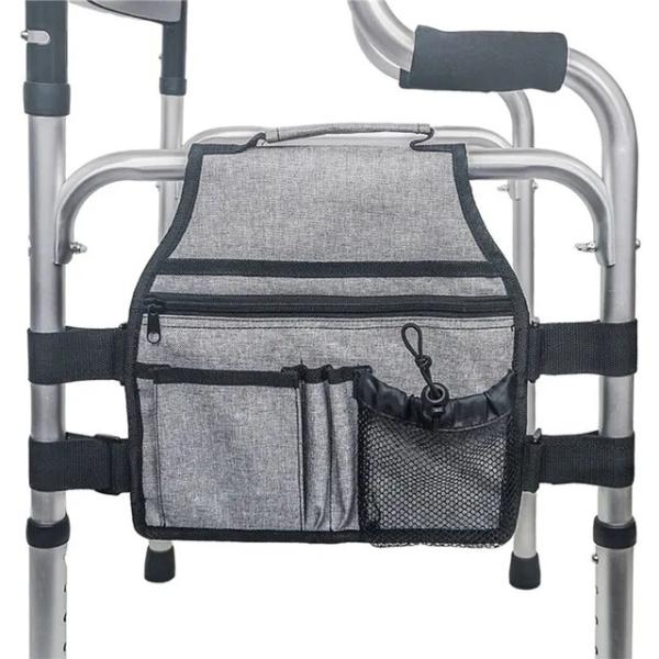 車椅子用アームレスト,ポータブルポケット付き収納バッグ,ほとんどのウォーキングおよびモバイル機器に適...