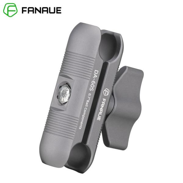 Fanaue-アルミニウム製のダブルソケットアーム,17mmボールサポート,車の携帯電話ホルダー,オ...