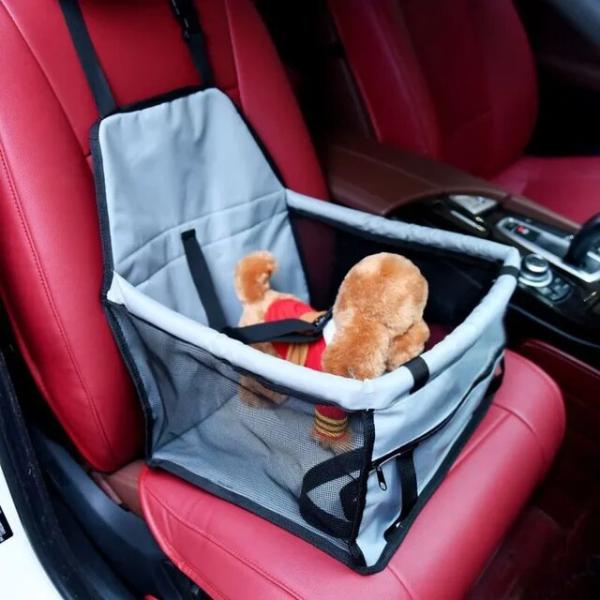 高品質の車のブースターシート,犬やペットのための子犬の安全ベルト,折りたたみ式,車両用シート