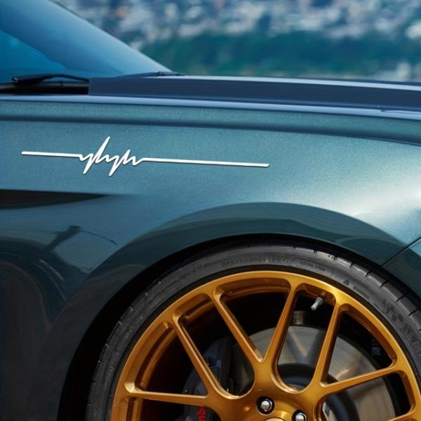 Ecg-車のきらびやかな粘着ステッカー,ビニール,防水,クールレーザー反射ステッカー,装飾アクセサリ...