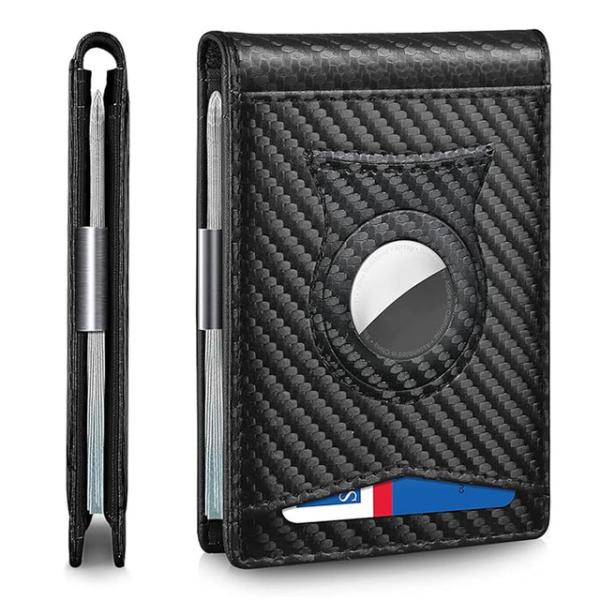 Semorid-男性用のマネークリップの財布、スリムな財布、フロントポケット、RFIDブロッキング、...
