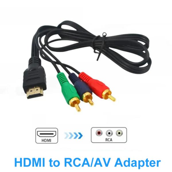 Hdmi-avへのコンバーター,hdmiからrcaへのアダプター,1080p,変換コード,送信機接続...