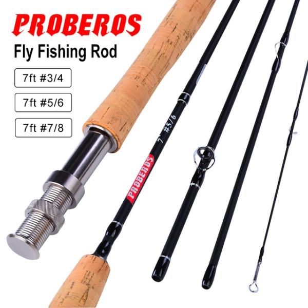 PROBEROS フライフィッシングロッド 7FT &amp; 9FT 2.1 メートル &amp; 2.7 メート...