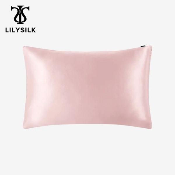 Lilysilk純粋な100シルク枕カバーと隠しジッパー19匁簡潔女性男性子供女の子高級送料無料