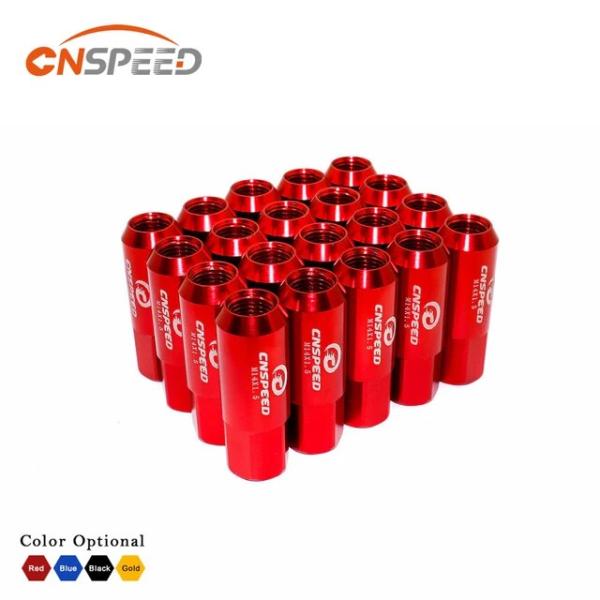 Cnspeed-レーシングラグナット,アルミニウム,60mm,m14 x 1.5,m14x1.5,2...