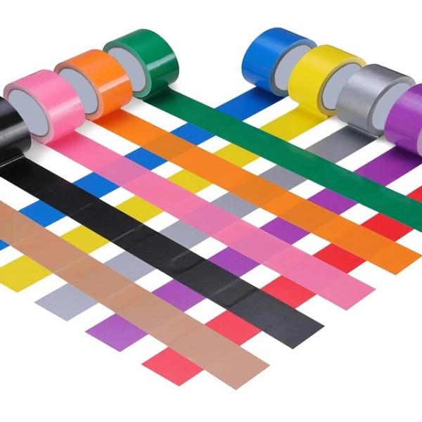 粘着性の手作りテープ,修理,赤,黒,青,茶色,緑,銀,13色,10m, 40mm