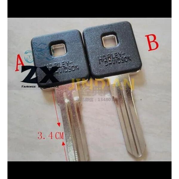 オートバイ黒ブランクキー包茎ブレイドハーレースポーツスターxl 883 1200 XL883 883...