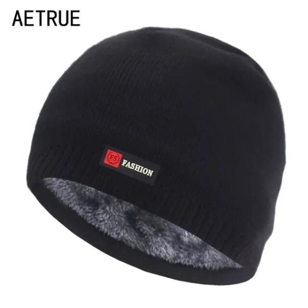 Skullies-男性と女性のための冬の帽子,ニットの帽子,暖かくて厚い冬のキャップ