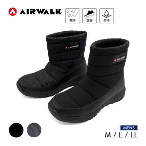 在庫限り AIRWALK エアウォーク メンズ ウインターブーツ スノーブーツ ブーツ 暖かい 防滑 防寒 撥水 軽量 アウトドア 防汚 2AWM0293 送料無料【FT】