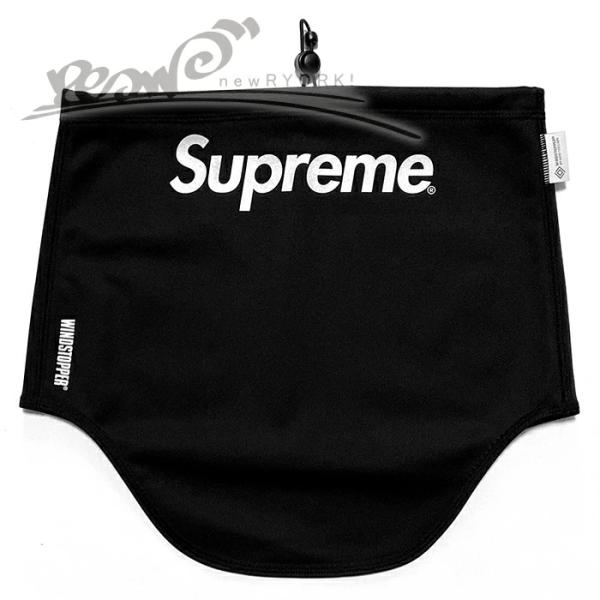 送料無料 メンズ ネックウォーマー ブラック Supreme シュプリーム WINDSTOPPER ...