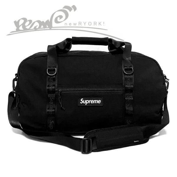 送料無料 メンズ ダッフルバッグ ブラック Supreme シュプリーム Duffle Bag SS...