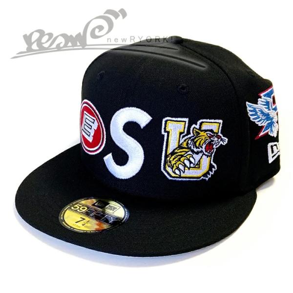 送料無料 メンズ キャップ ブラック Supreme シュプリーム Mascots S Logo N...