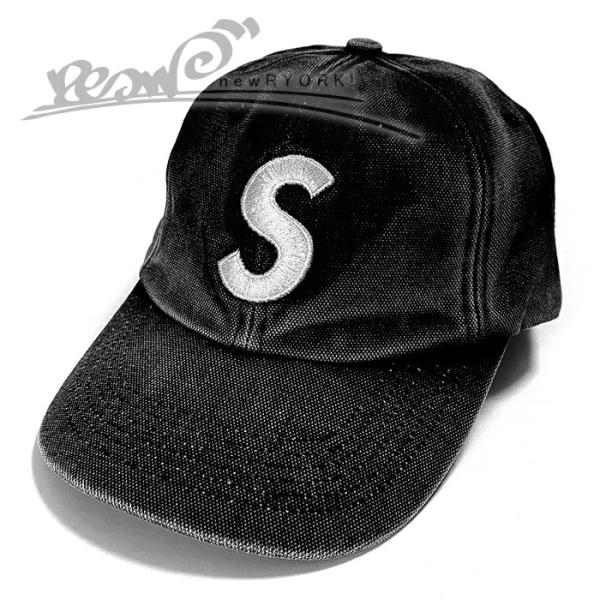 送料無料 メンズ キャップ ブラック Supreme シュプリーム Pigment Coated S...