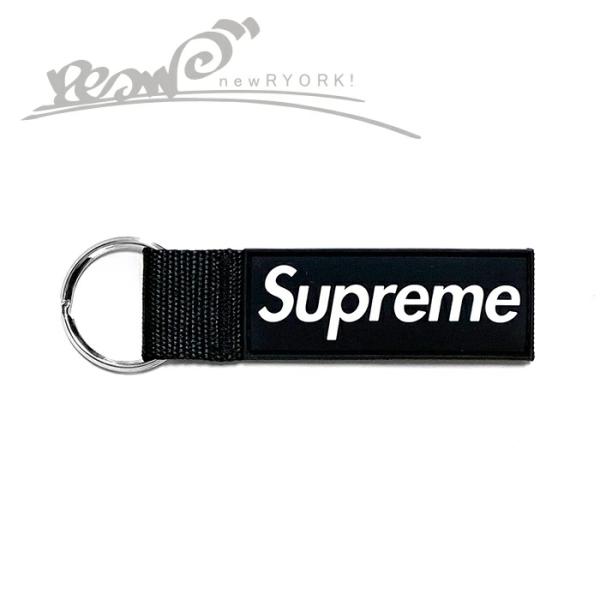 送料無料 メンズ レディース キーホルダー ブラック Supreme シュプリーム Webbing ...