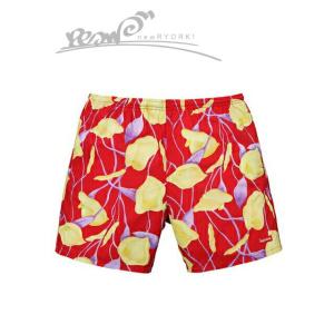 送料無料 メンズ 水着 レッドフローラル Supreme シュプリーム NYLON WATER SH...