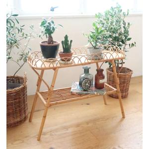 最も完璧な コンソールテーブル (籐・ラタン家具)ナチュラルフレンチ