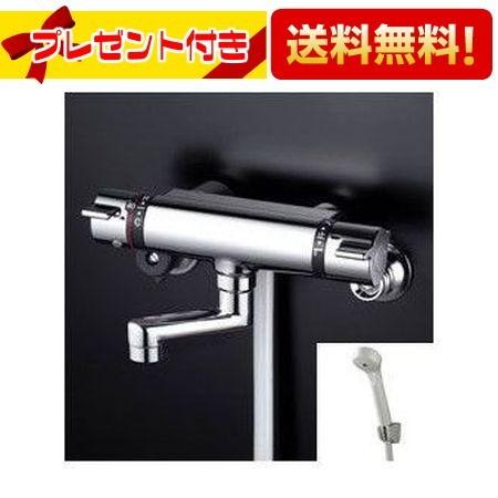 KF800WTN KVK 水栓金具 サーモスタット式シャワー 水栓 80mmパイプ付 寒冷地用