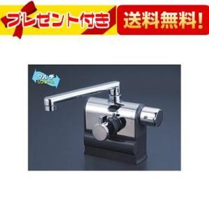 KVK [KM3008R] デッキ形サーモスタット式混合栓 KF3008シリーズ 190mm